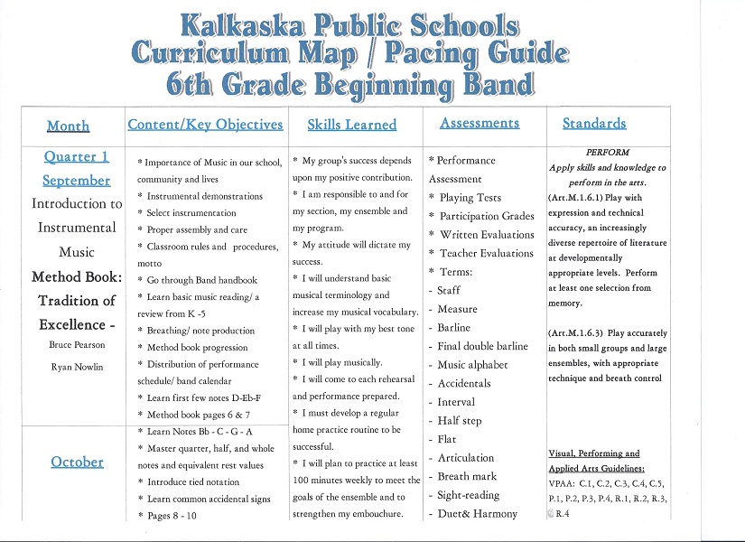 6th grade math curriculum map 2011 2012 6th Grade Math Standards